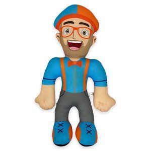 Blippi Plush Doll Run 002 Blue Orange Beige